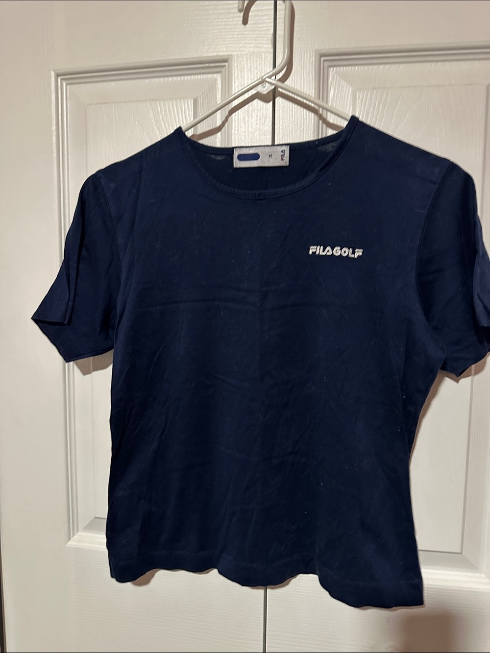 Fila Navy Blue Muscle Tee with Small White Logo